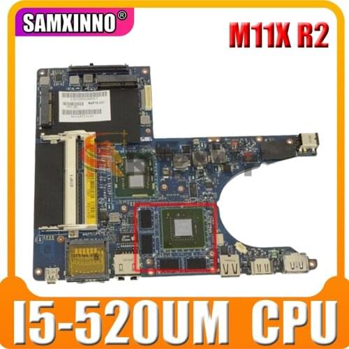 Original Laptop motherboard For DELL Alienware M11X R2 I5-520UM Mainboard CN-01KK46 01KK46 LA-5812P N11P-GS1-A3 1G