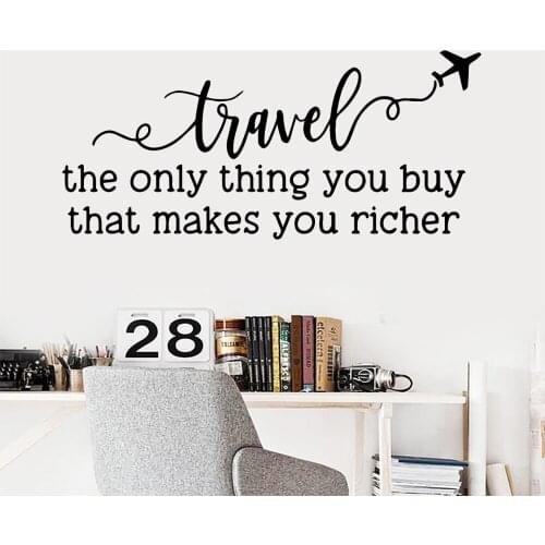 Hot English Sentences Wall Stickers Self Adhesive Wallsticker For Living Room Nordic Style Office Room Wall Decals vinilo pared