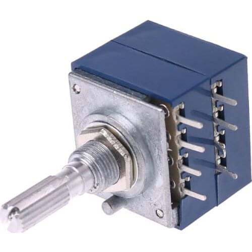 Potentiometer RH2702 8 Pin Serrated Split Shaft 6MM Precision 27-type A100K 100K 28TC