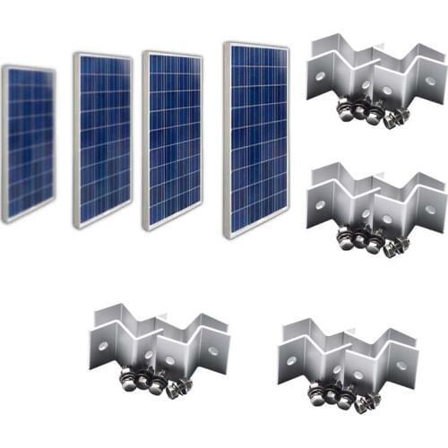 Solar Panel 12v 100w 4 Pcs Solar Battery Charger Panneau Solaire 400 watt Solar Home System Caravan Car Camping Motorhomes