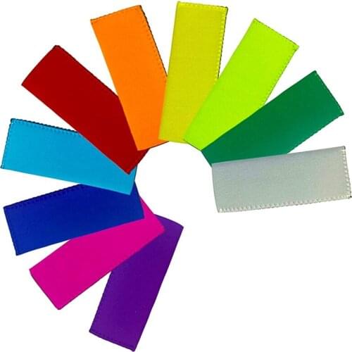 Ice Sleeves Popsicle Holders Bags, Freezer Reusable Sleeve Covers for Kids and Adult Ice Holder for Freezer