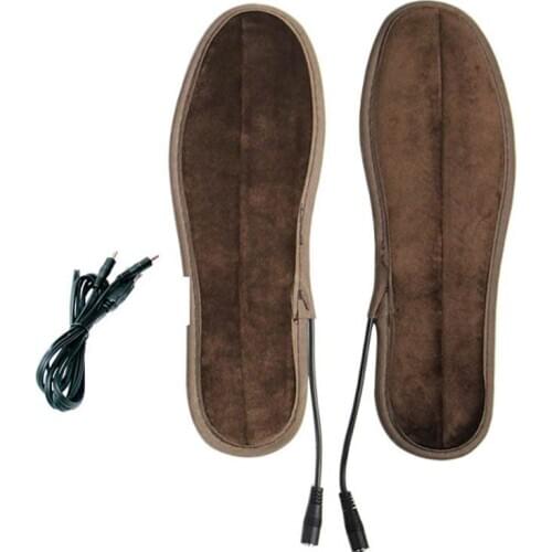 MSTMF Winter Warming USB Electric Powered Heated Insoles For Shoes Boots Keep Feet Warm New heated insole for men women