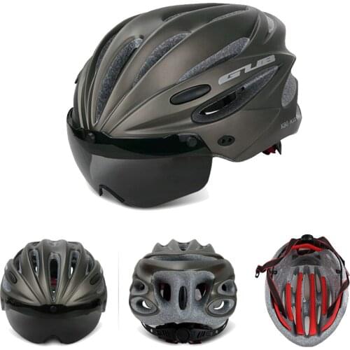 Adult Safety Cycling Bike Helmet with Removable Shield Sun Visor Lightweight
