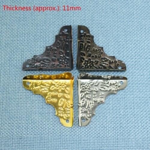 12 Pcs Book Folder Scrapbooking Albums Menu Metal Folders Corner Protectors Card File DIY Scrapbooking Accessories