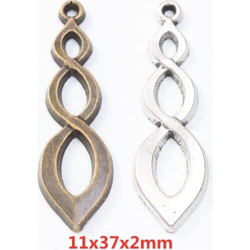 15PCS Drop earrings Pendant fit charm Fashion Bracelet necklace DIY Jewelry accessories 8318