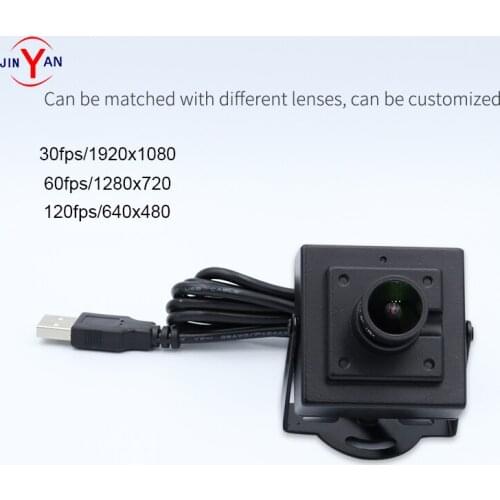 2MP HD undistorted camera OV2710 standard UVC protocol USB2.0 industrial camera 120fps frame