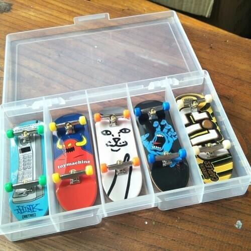 2020 New size 5pc/set 100mm Basic Fingerboard Professional Finger SkateBoard Fingerboars With Bearings Wheel Foam Tape