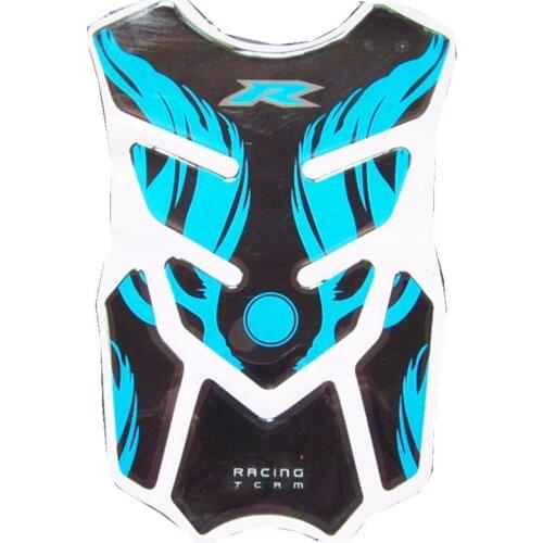 2X Blue Universal Motorcycle Gas Tank Pad Sticker Decal Fuel Tank Cover Pads Protector