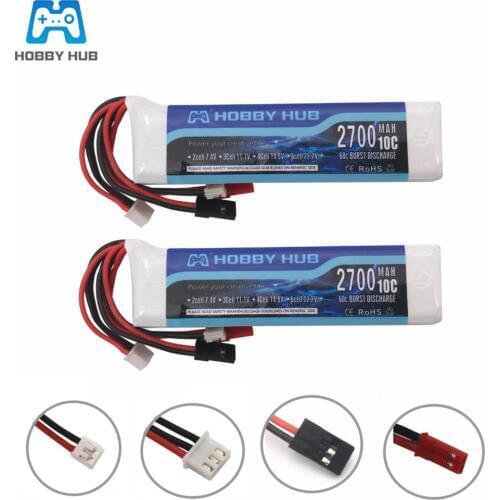 3S 11.1V 2700MAH 10C Lipo Battery Walkera DEVO 7 DEVO 10 DEVO12E F12E WFLY9 RadioLink AT9 AT10 Transmitter