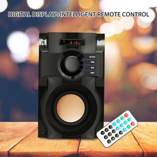 Bluetooth Speaker Portable Subwoofer Bass Speaker with Remote Control Outdoor Indoor Party Speakers Support FM Radio TF Card