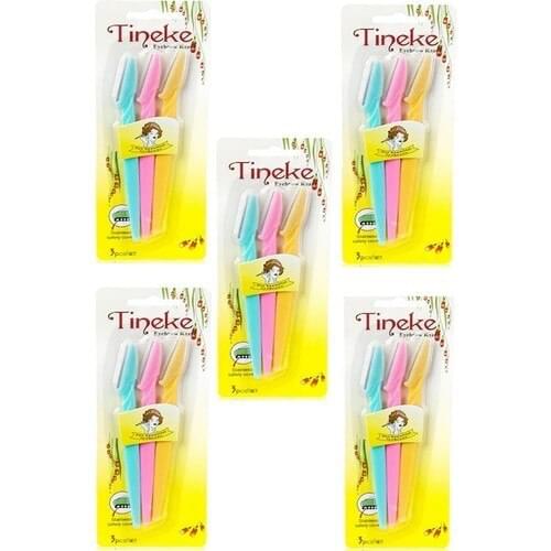 Eyebrow Kesicisi Tineke 3'lü Eyebrow Razor 5 Package