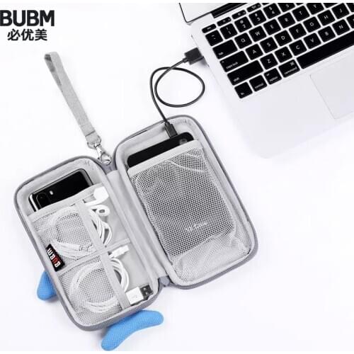 BUBM Portable 20000mAh Cartoon Power Bank Bag,Carrying Pouch External Battery Bag, Power Bank Travel Storage Case Bag