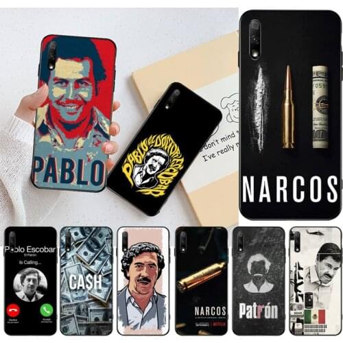 Narcos TV Series Pablo Escobar Phone Case for Huawei Honor 30 20 10 9 8 8x 8c v30 Lite view pro