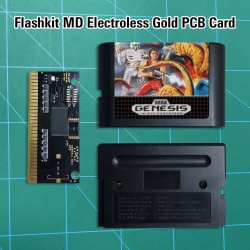 Alien Storm - Flashkit MD Electroless Gold PCB Card 16 bit MD Games Cartridge For MegaDrive Genesis console