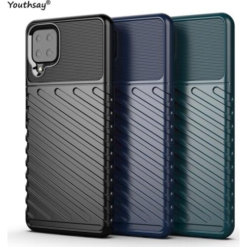 For Samsung Galaxy A12 Case Rubber Silicone Protective Armor Shell Soft Case for Samsung A12 Cover For Galaxy A12 5G Case