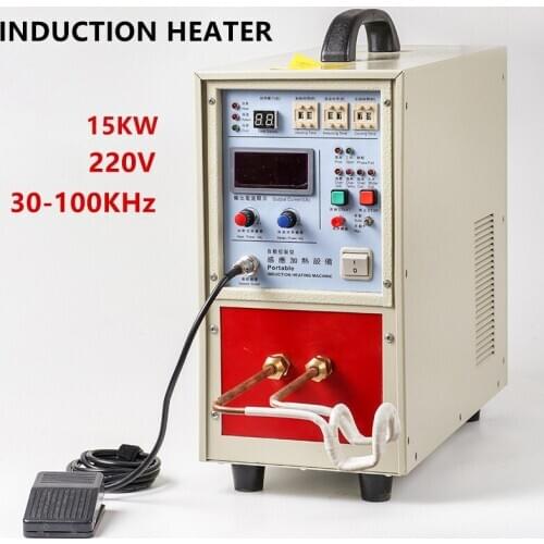 HF-15 High Frequency 220V 15KW Induction Heating machine For cutting tool Brazing