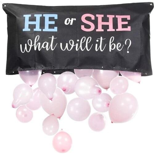 The Perfect Addition to Your Gender Reveal Party Supplies Gender Reveal Balloon Bag Boy or Girl