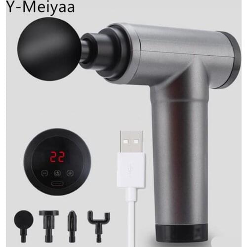 USB 22 Speeds LCD Display Massage Gun Muscle Relax Therapy Body Relaxation Massager For Fitness Slimming Shaping Dropshipping 20