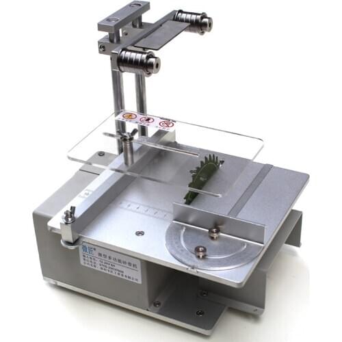 Mini Table Saw Woodworking Bench Electric Saw Grinder Drill Multifunction 4in1 DIY Polishing Cutting Drilling Grinding Machine