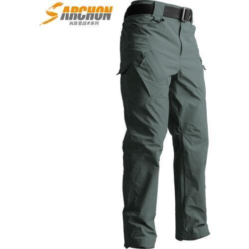 S.archon Urban Tactical IX9 Lightweight Military Cargo Pants Men Quick Dry Breathable Stretch SWAT Militar Army Pants