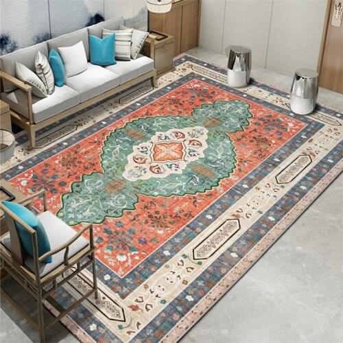 Eu Style Non-slip Carpet for Living Room Plush Rug Bed Room Fluffy Floor Carpets Window Bedside Home Decor Rugs Soft Velvet Mat