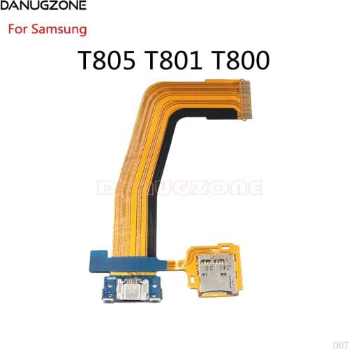 Original USB Charging Dock Connector Charge Board Flex Cable For Samsung T805 T800 T810 T815 T380 T385 T390 T395 T510 T515 T387