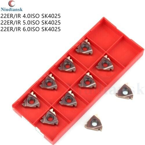 22ER 4.0ISO 5.0ISO 6.0ISO SK4025 Threading Turning Tool CNC Metal Lathe Tools 22IR Carbide Insert,For Processing Stainless Steel