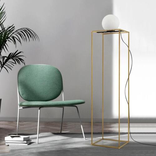 Nordic loft industrial bar lamp creative personality retro model room living room bedroom box geometry floor lamp