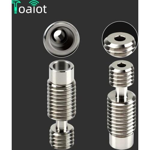 Toaiot E3D V6 High Quality All Metal Throat for E3D V6 HOTEND Heater Block 1.75MM Filament Smooth