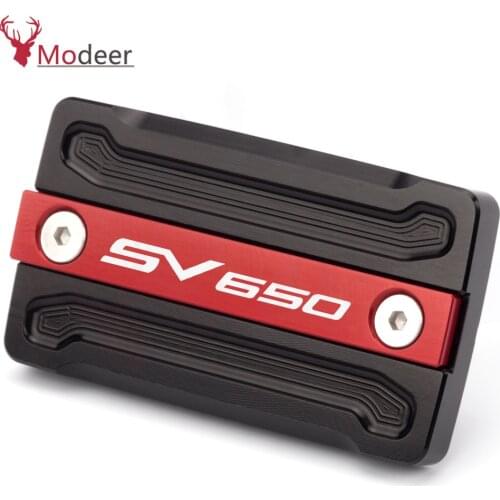High quality Latest Scooter Accessories Front brake Fluid Reservoir Cap Cover For SUZUKI SV650 SV 650 2008-2021 2020 2019 2017