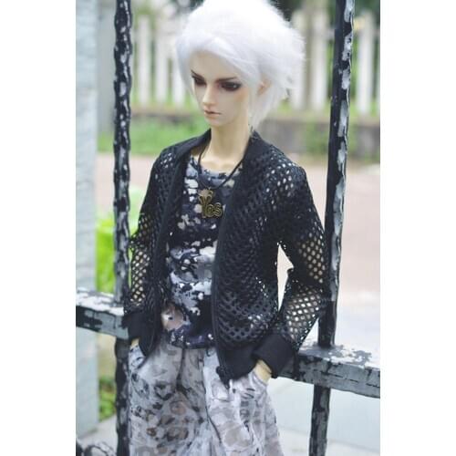 [wamami] Bjd Baby Clothes Street Style Black Shirt 1/3 1/4 SD17 Male BJD Dolls