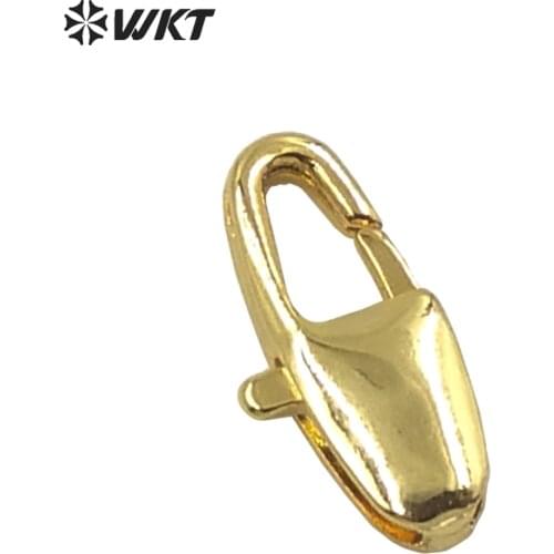 WT-JFE73 Wholesale women fashion gold electroplated resist tarnishable jewelry findings clasp for necklace design findings