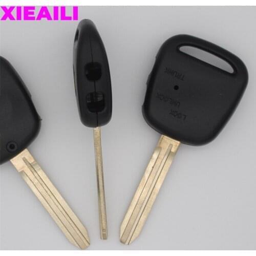 XIEAILI 10Pcs OEM 2Button Transponder Remote Key Case Shell For Toyota Corolla/Celica/Carina/Previous/Estimate/Harrier S682