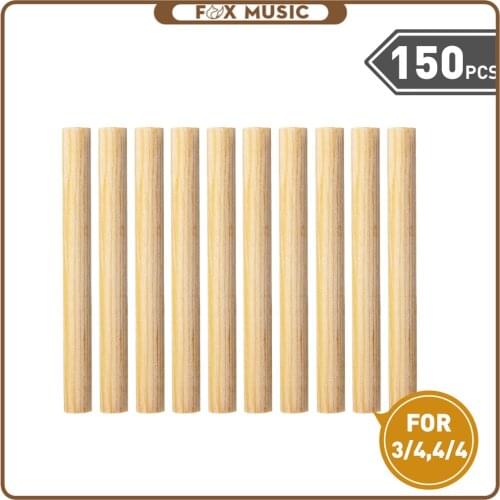 150PCS Acoustic Violin Sound Post 3/4 4/4 Spruce Violin Soundpost For 3/4 4/4 Violin 70mm Violin Parts Accessories New