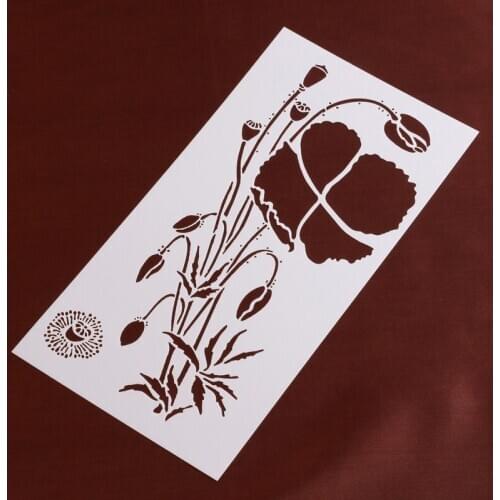 23*12cm Plastic Lotus Design Cake Stencil DIY Scrapbooking Stencil Cake Stencil Mould Fondant Cake Decorating Tools Cake Tools