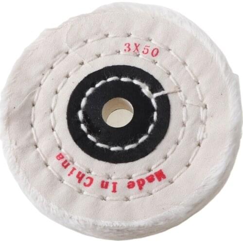 3'' Cloth Buffing Polishing Wheel Buffer Polish Jewelry Grinder Pad Handcraft 264D