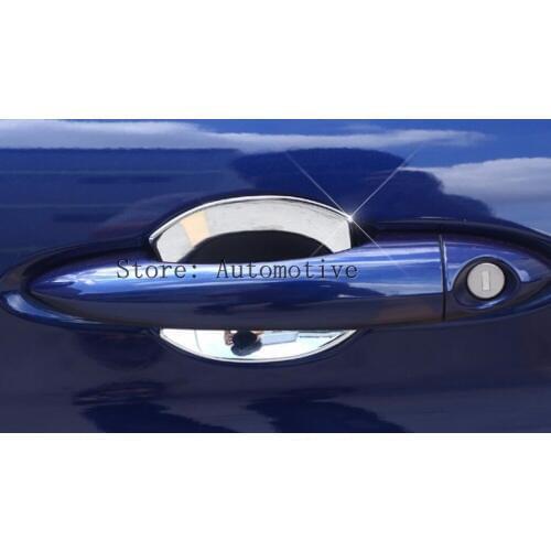 4pcs/set For Alfa Romeo Giulia 2017 ABS Mirror Polish Exterior Door Bowl Cover Trim Car Accessories NEWEST