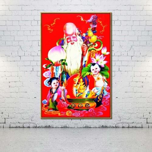 Artcozy Oil Canvas Painting Antarctic Fairy For Home Decoration Wall Art