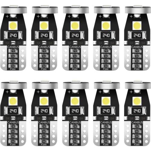 10x Canbus Car LED T10 W5W No Error Interior Light Bulb For Mazda 3 6 CX-5 323 5 CX5 2 626 MX5 CX 5 GH CX-7 GG CX3 CX7 MPV RX8