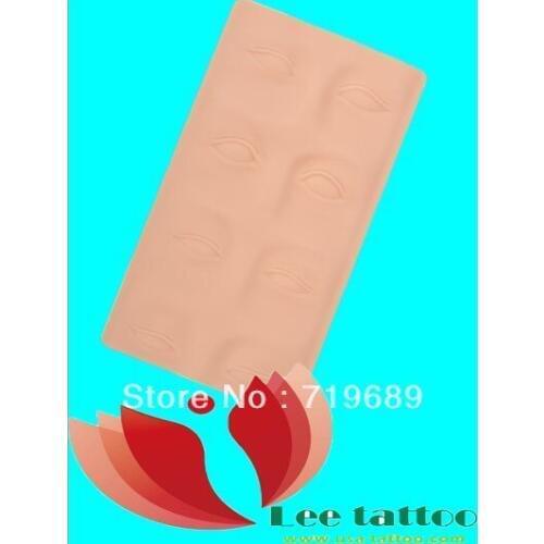Free shipping Tattoo practice skin 3D eyebrow skin training 3D Tattoo Blank Practice Skin 10pcs/lot