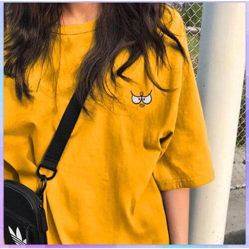 Cool Oversized T-shirt Women Plus Size Tee Shirt Harajuku Summer Tops Female Letter Printed Short-Sleeve Sweet Casual Loose Top