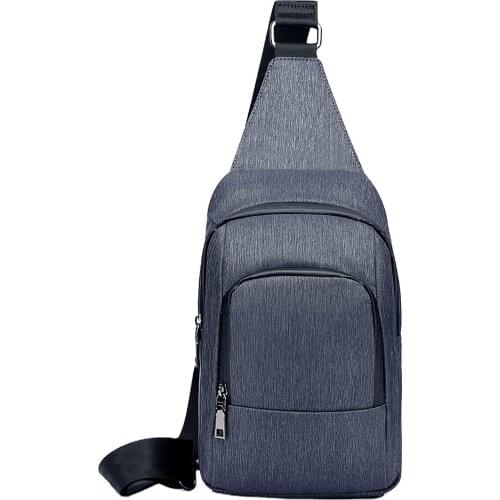 Hot sale latest mens all-match casual fashion shoulder Messenger chest bag