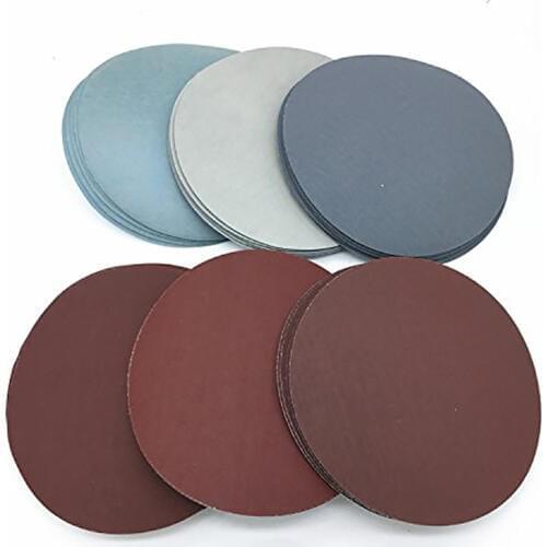 HLZS-30Ps 150Mm /6 Inch Grit 1000 /1500 /2000 /3000/ 5000/ 7000 Sanding Discs Hook Loop Sandpaper Round Sandpaper Disk Sand Sh
