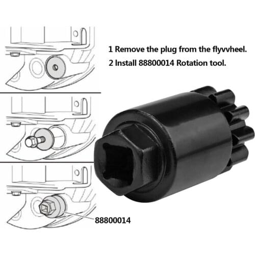 F2TE Flywheel Barring Tool Alternative High Standard Steel Adjusting Injectors and Valve Lash Great Durability Protection