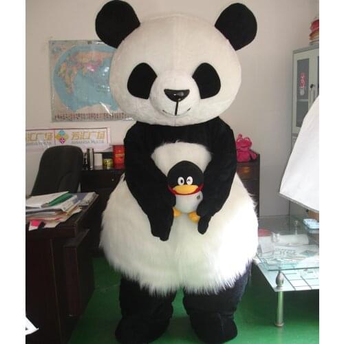 Chinese Giant Panda Mascot Costume Polar Bear mascot costume white polar bear mascot costume for adults carnival costume