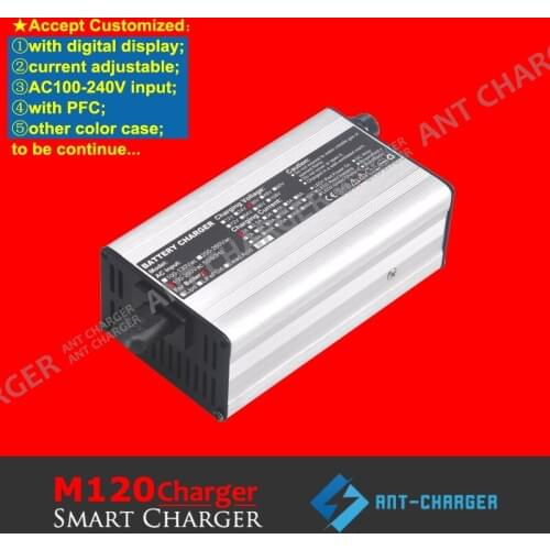 Mini Customized M120 12V 6A Motorcycle Car Charger Automatic Lead Acid Battery Charger for 12V VRLA SLA AGM GEL Battery