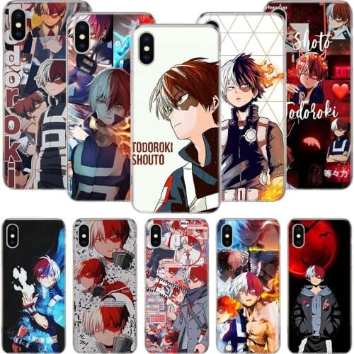 My Hero Academia Todoroki Shoto Phone Case For iPhone 11 12 Pro XS XR X Max 7 8 6 6S Plus Mini + 5 SE Pattern Customized Coque C