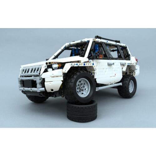 Technic Toyota Motor Land Cruiser RC SUV Brick Parts Set for MOC 5551 Building Blocks Toys Kit DIY Children Brinquedo