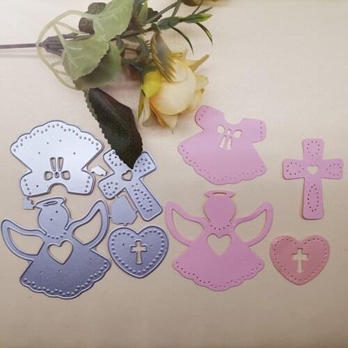 98*108mm 4pcs angle new Metal Cutting Dies Scrapbooking DIY Album Paper Card Craft Embossing stencil Dies