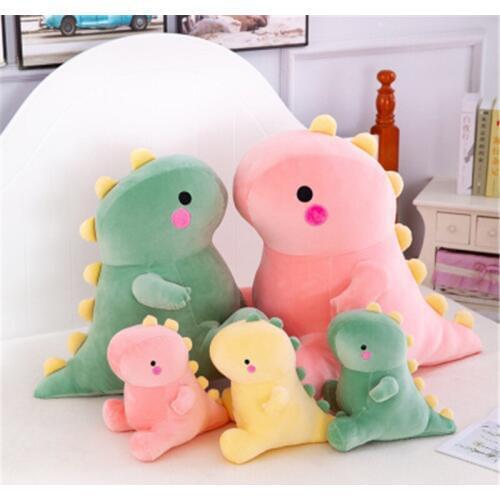 New Ultra Soft Lovely Dinosaur Plush Doll Huggable Stuffed Dino Toy Kids Animals Plush Kawaii Toy Cartoon Toy Classic Gift